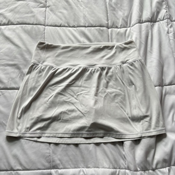 Athleta Pants - Athleta‎ Skirt Skort Salutation Stash 14 1/2" White Womens Size XL Tennis Golf